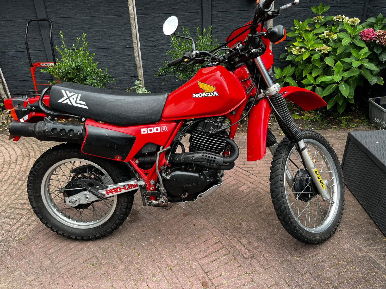 XL500 R., Motoren, Enduro, Minimaal motorrijbewijs A2, Handgeschakeld, 1 cilinder