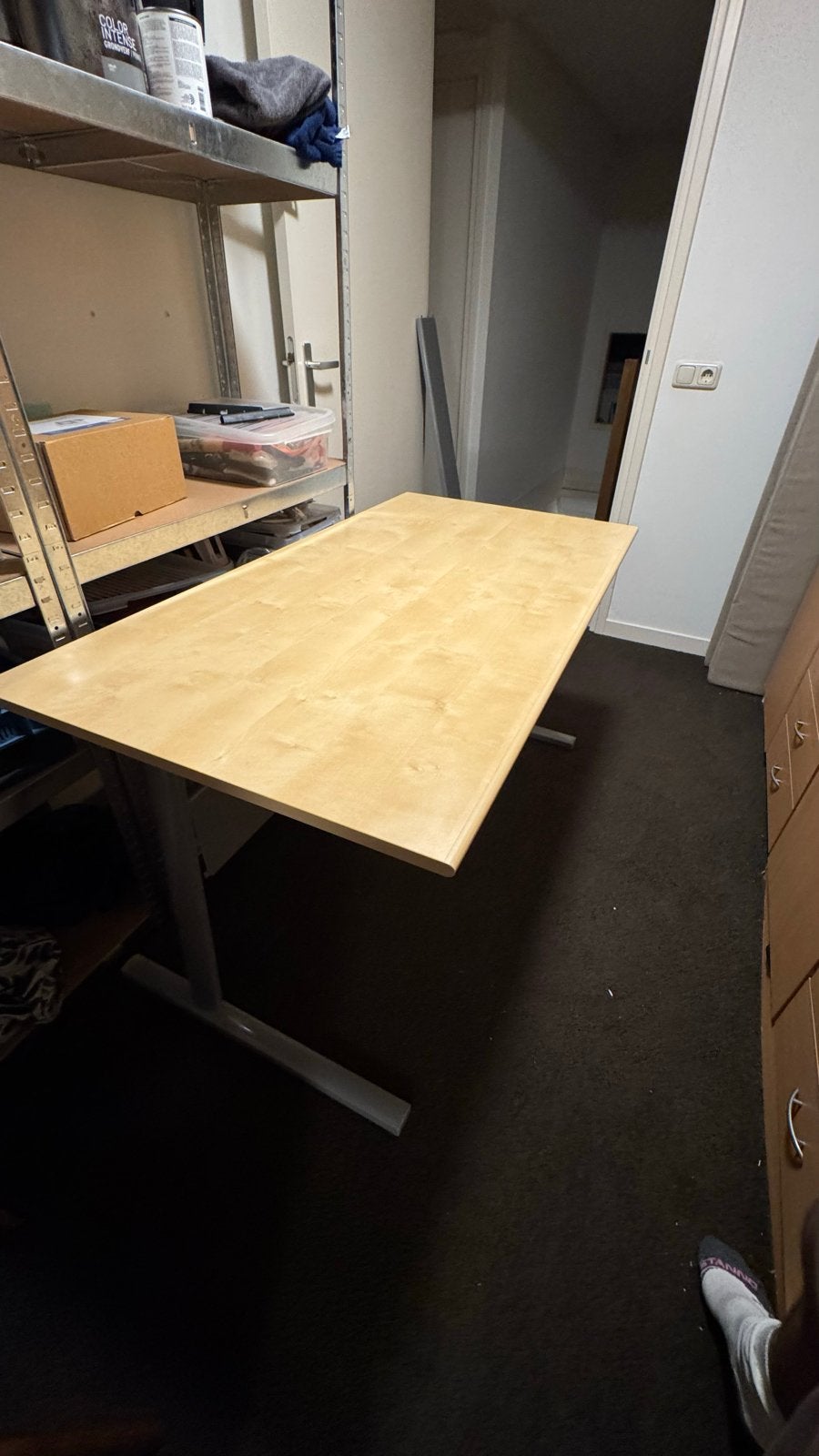 Bureau, Ophalen, Demontabel, Gebruikt, Hout