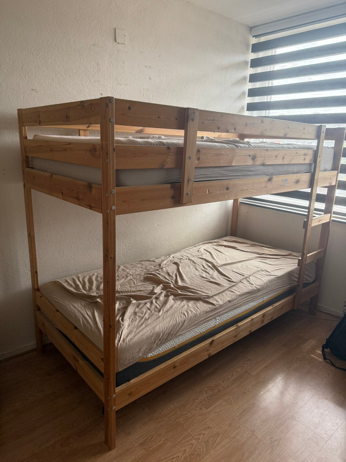 Stapelbed - zonder matrassen, Ophalen, 90 cm, 160 tot 180 cm, Tweepersoons