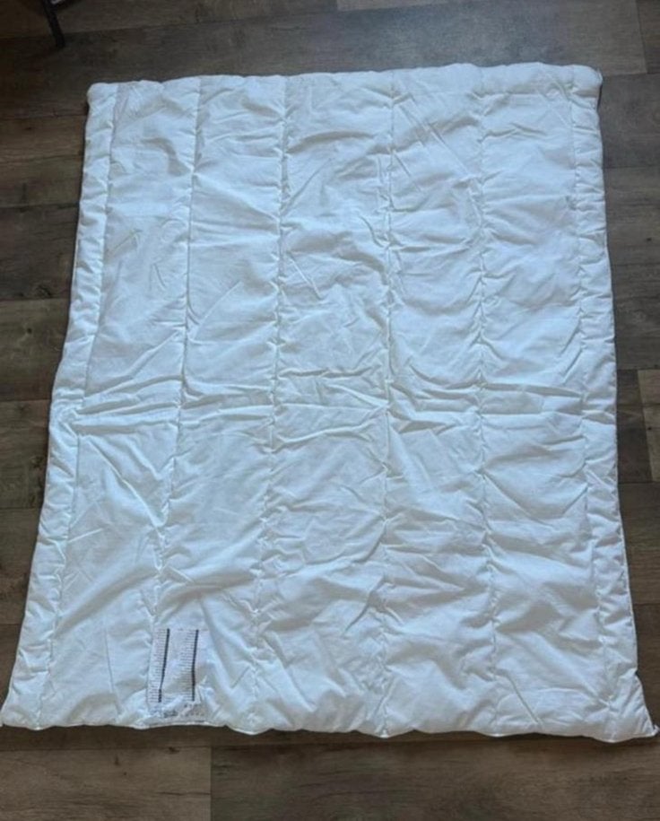 IKEA peuter bedbed Len + kinder kussen 110x125cm, Kinderen en Baby's, Kinderkamer | Beddengoed, Jongetje of Meisje, Wit, Ophalen of Verzenden