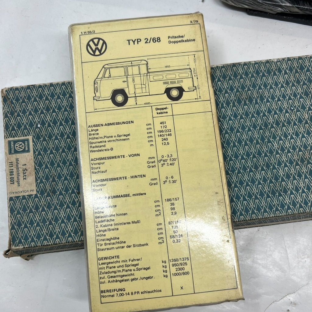 VW NOS Erker DOKA Kalkulations unterlagen, Ophalen of Verzenden, Zo goed als nieuw