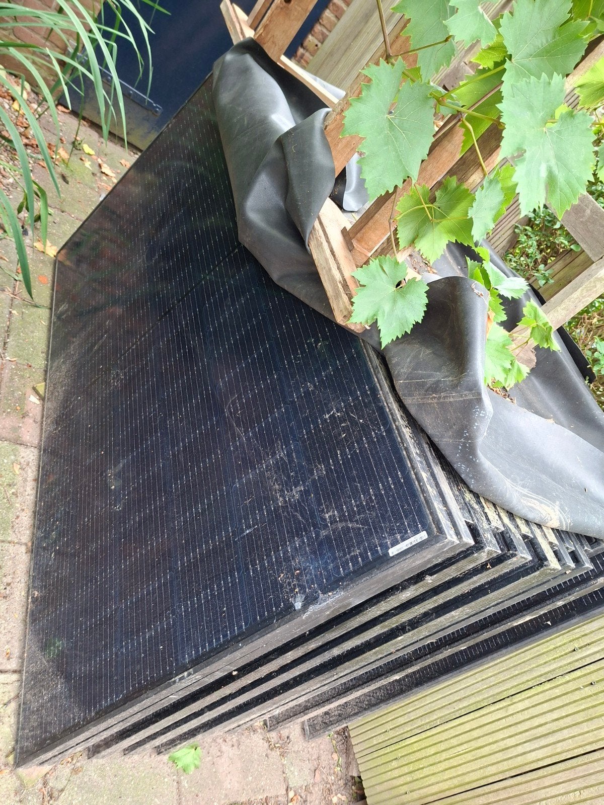 Zonnepanelen, Ophalen, Steen of Klei, 15 m² of meer, Dakpannen