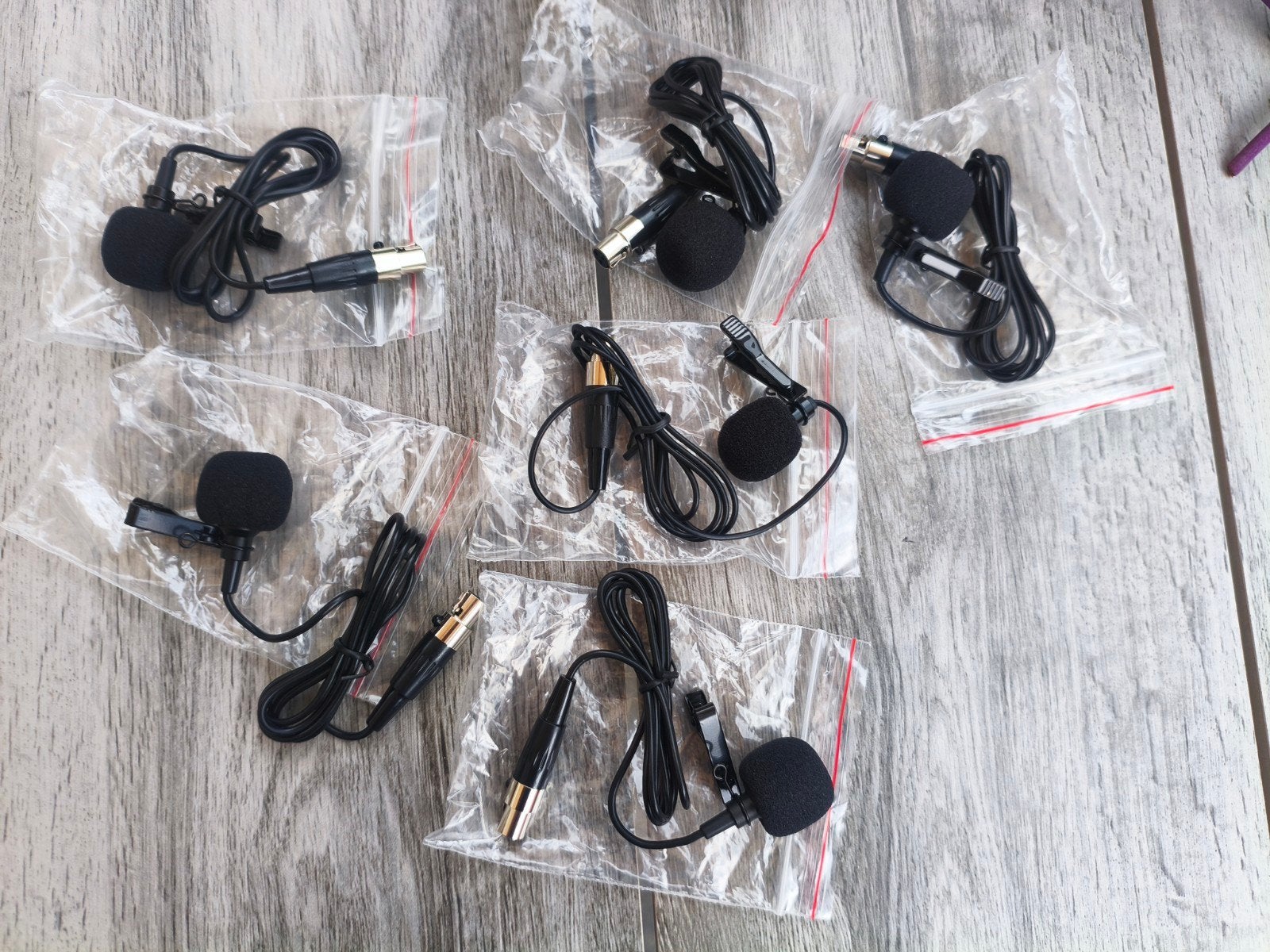 6 Nieuwe dasspeld‑microfoons – Mini‑XLR aansluiting, Ophalen of Verzenden, Nieuw
