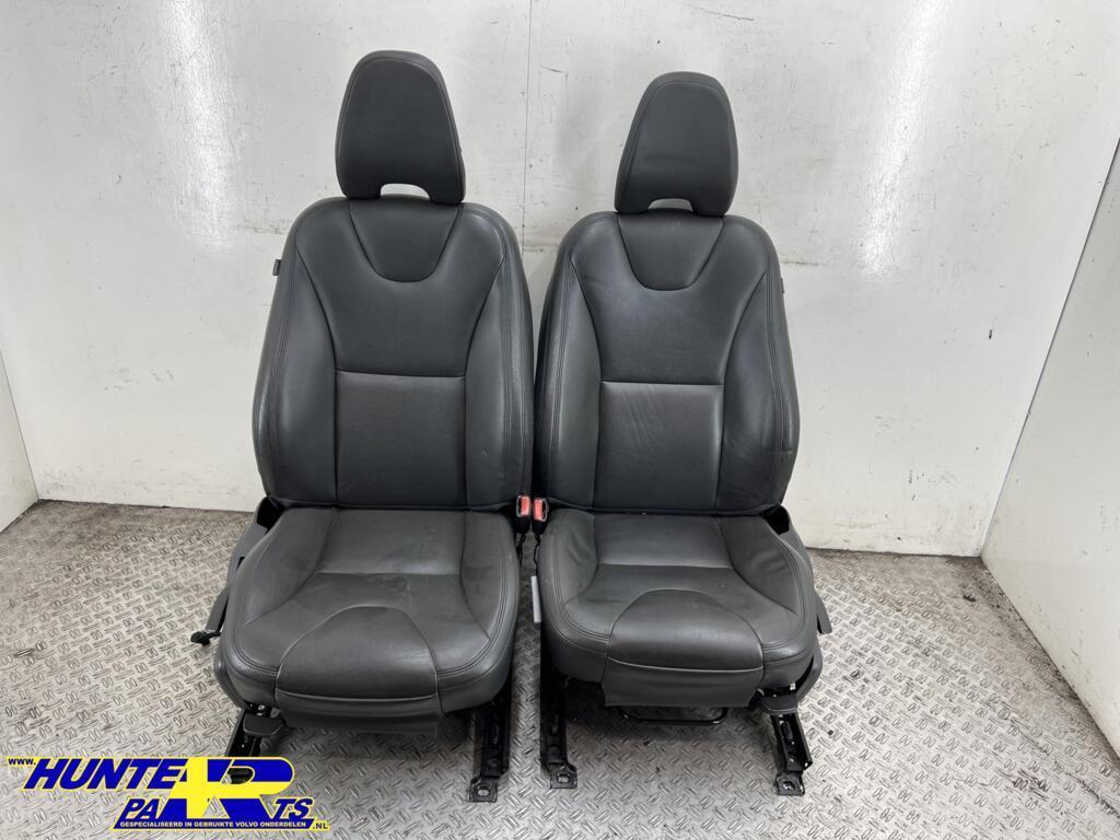 Interieur zwart leder Volvo XC60 I ('08->), Gebruikt, Ophalen of Verzenden, Volvo