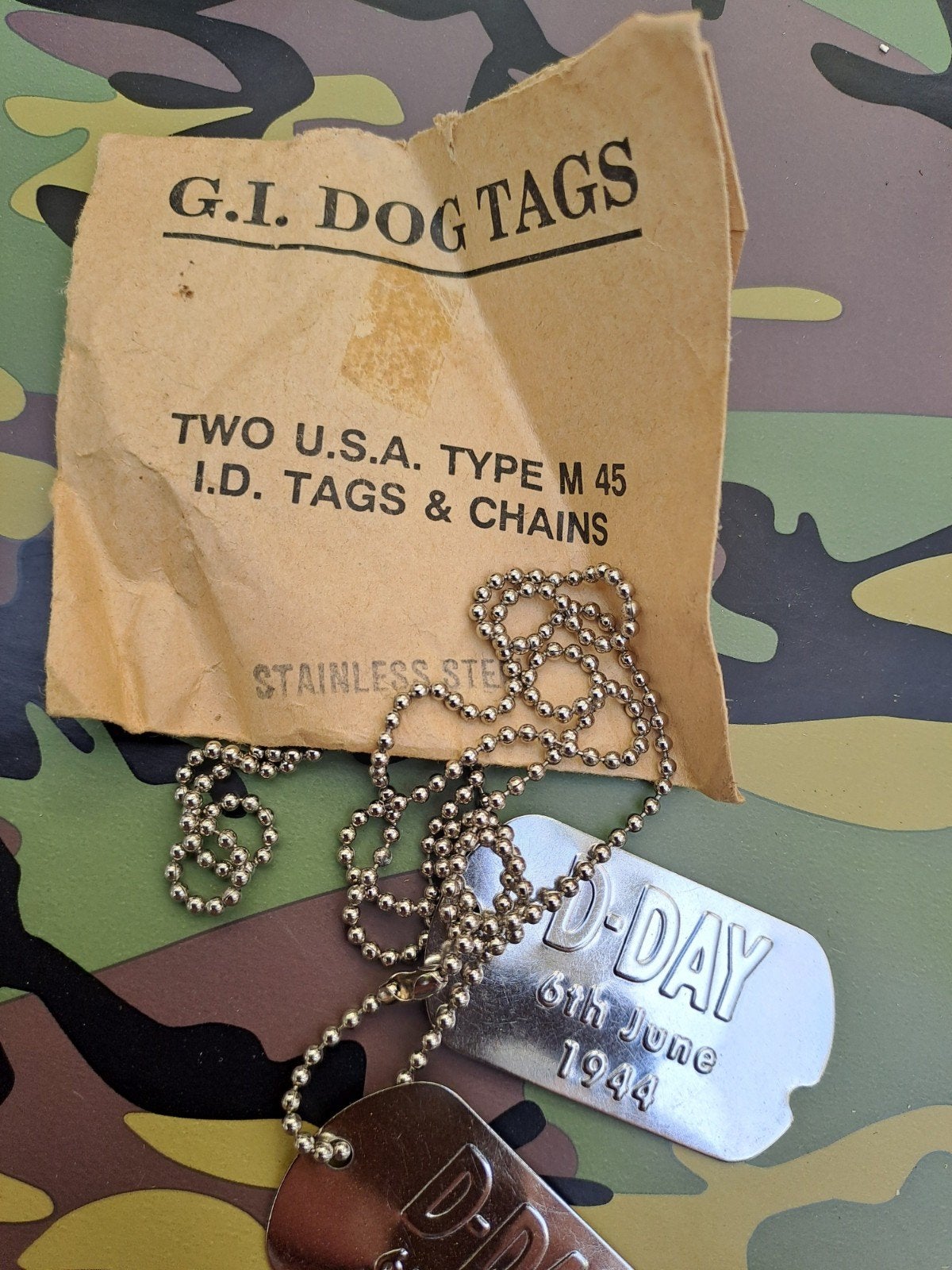 Militaire Dogtags, Airborne Embleem en Accessoires, Verzamelen, Ophalen of Verzenden, Nvt, Nvt, Nvt