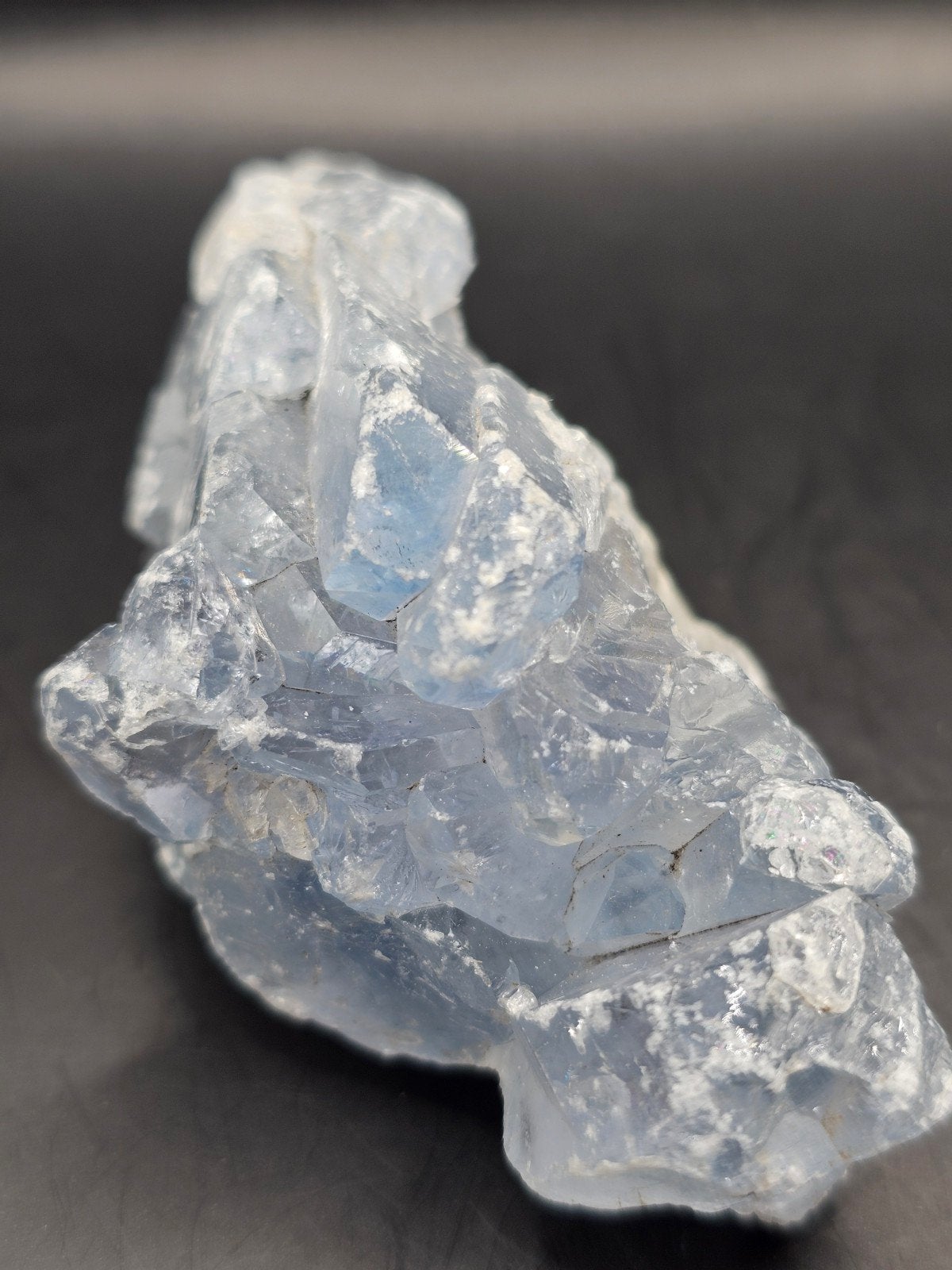 Prachtige Celestien/Coelestien Cluster - Natuurlijke Kristal, Verzamelen, Ophalen of Verzenden, Mineraal