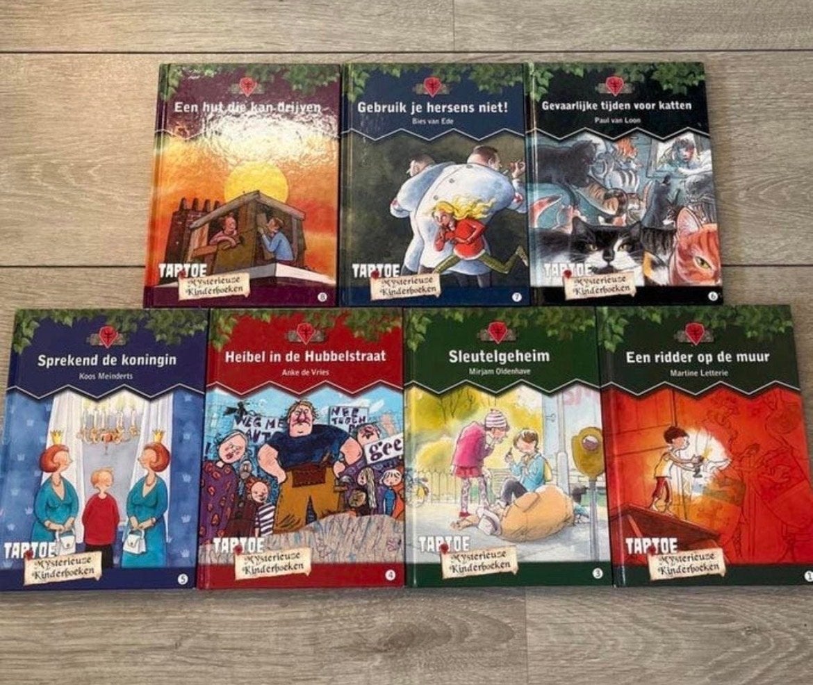 Taptoe Mysterieuze Kinderboeken - set van 7 boeken, Boeken, Ophalen of Verzenden, Zo goed als nieuw, Fictie algemeen
