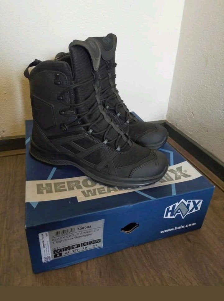 HAIX Black Eagle Athletic 2.0 Veterschoenen Politie Dienst, Nieuw, Ophalen of Verzenden, Werkschoenen, Zwart