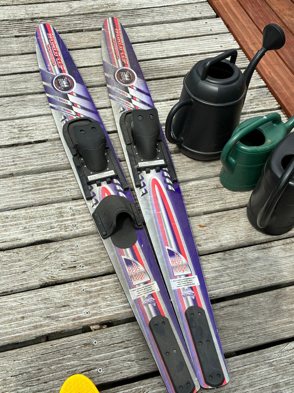 Waterski's - World Cup Combo - Hells Edge, Ophalen of Verzenden, Gebruikt, 160 cm of meer, Waterski's