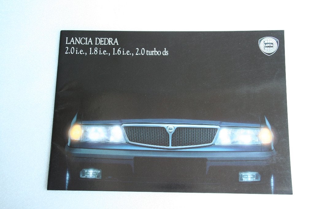 Folder Lancia Dedra (07-1990) (11), Boeken, Ophalen of Verzenden, Nieuw, Overige merken