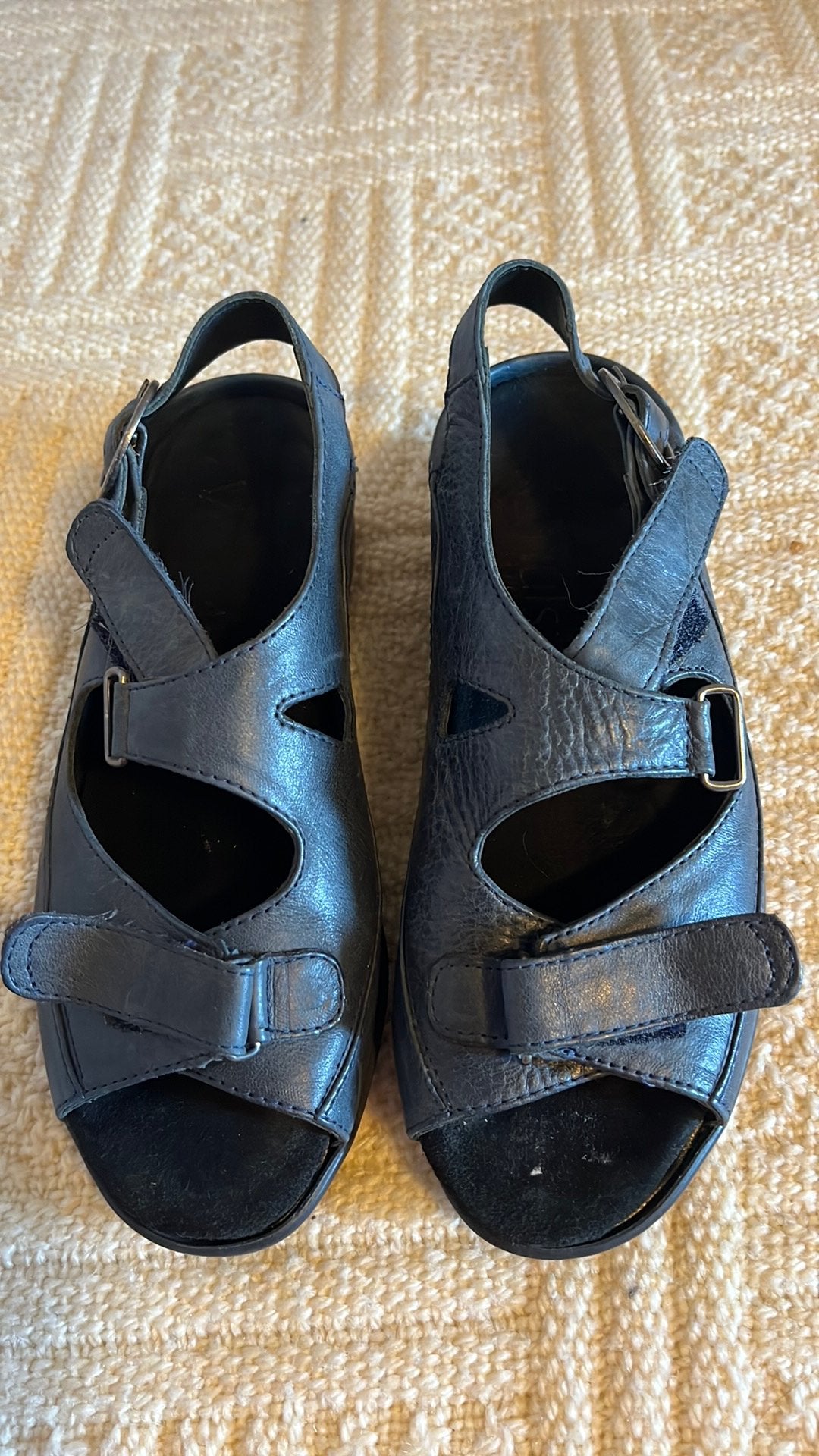 DAMES SANDAAL VERHULST MT 4/37 d bl, Ophalen, Zo goed als nieuw, Sandalen of Muiltjes