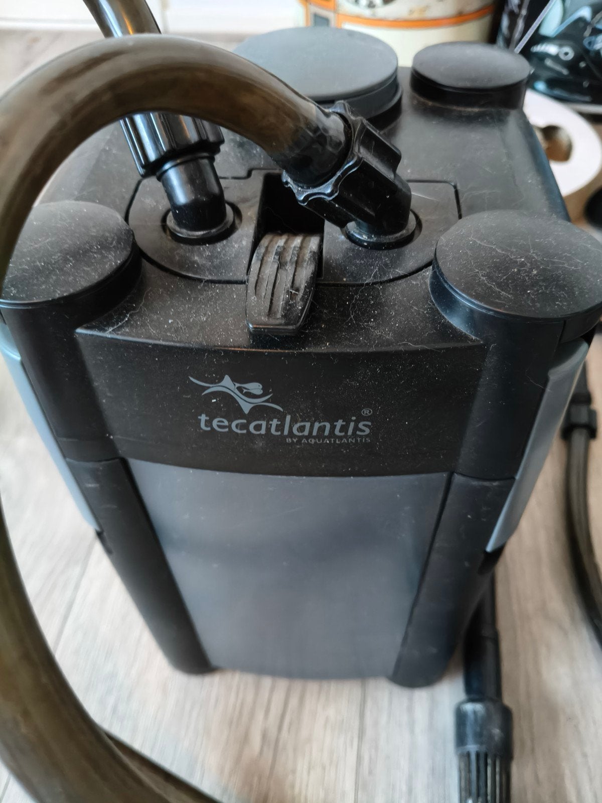 Aquarium buitenfilterpomp, Ophalen, Zo goed als nieuw, Leeg aquarium