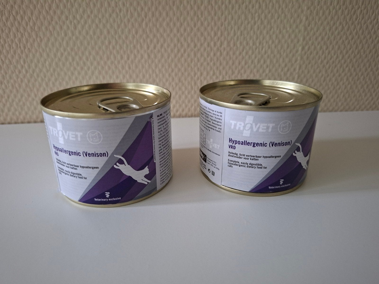 Trovet hypoallergeen kattenvoer blikvoer venison/hert, Ophalen of Verzenden, Kat