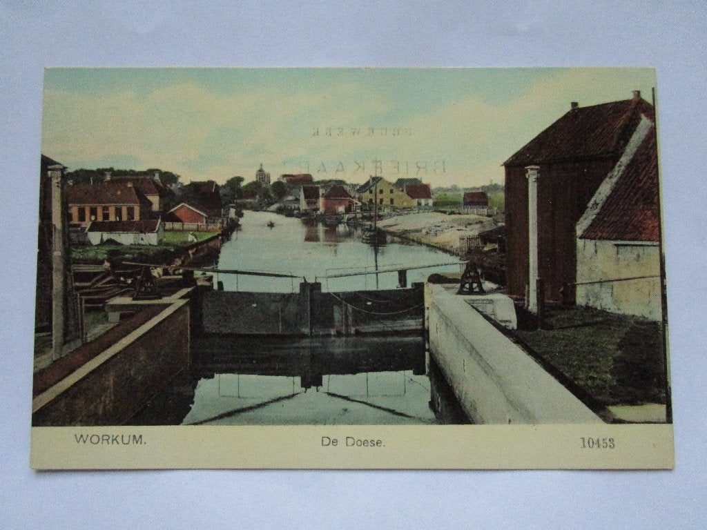 Ansichtkaart Workum - De Doese uitgave Nauta, Verzenden, Voor 1920, Ongelopen, Friesland