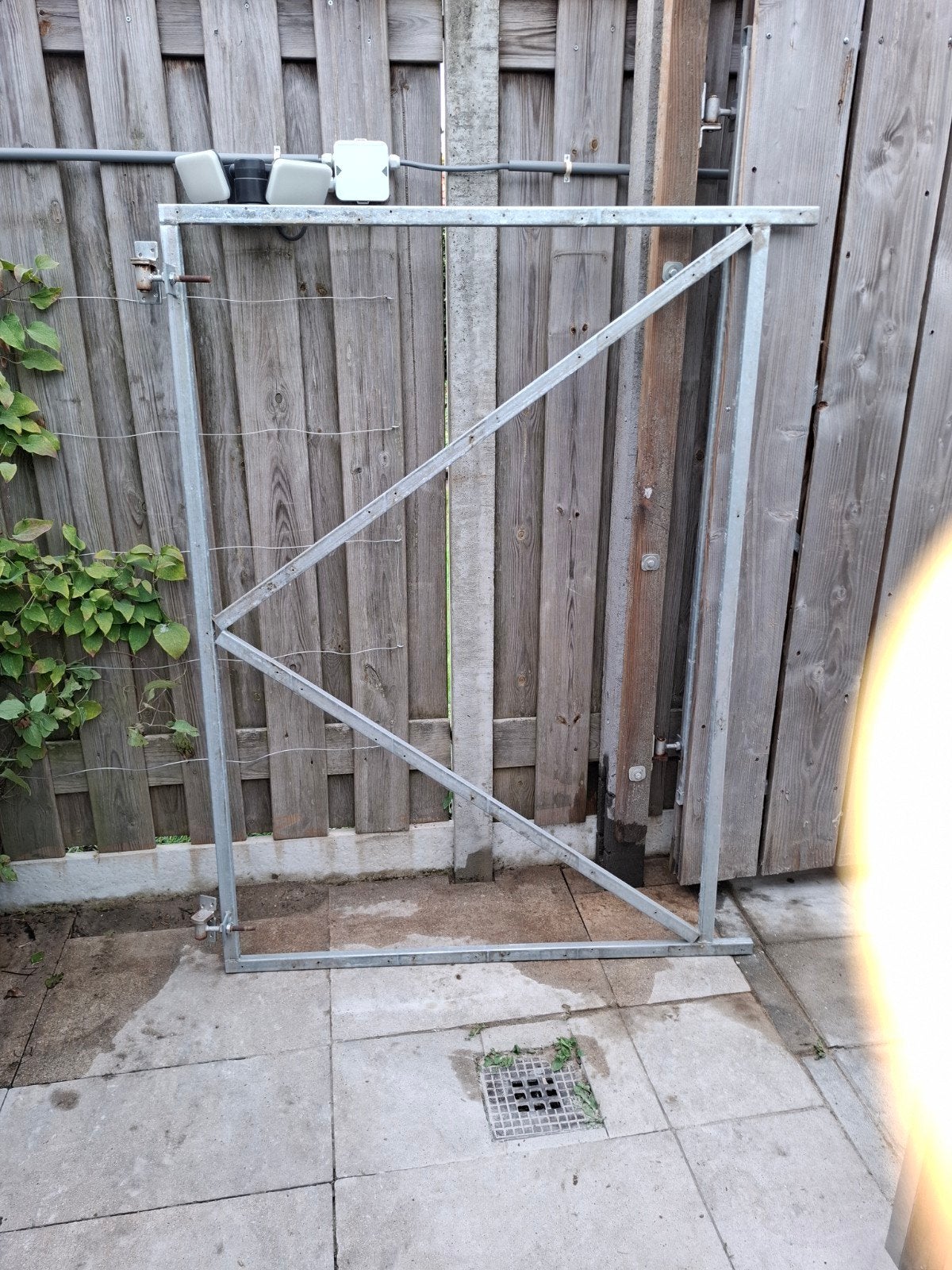 poortframe, Ophalen