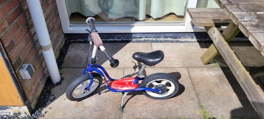 Blauwe loopfiets Puky 12 inch, Ophalen, Gebruikt, Loopfiets