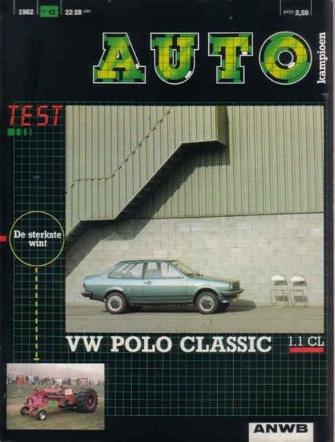 Autokampioen 42 1982 : VW Polo Classic CL - Lancia Trevi, Ophalen of Verzenden, Gelezen, Algemeen