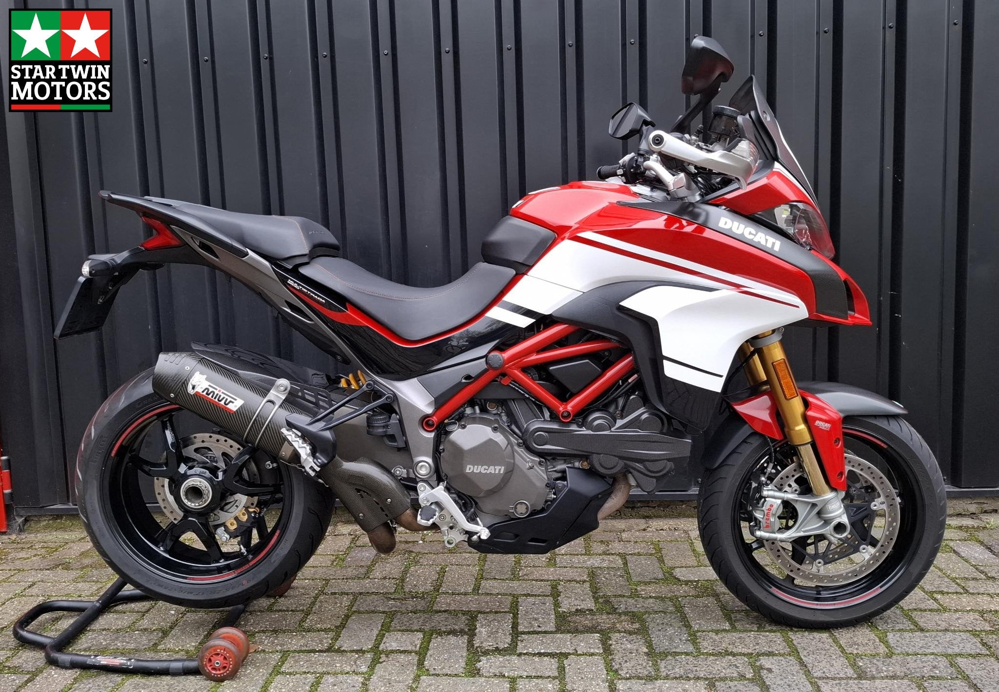 Ducati Multistrada 1200 Pikes Peak MIVV Uitlaat, Motoren, Info@ducati.com, Ducati North Europe B.V., 1198 cc, Maanweg 174
2516 AB  Den Haag, NL