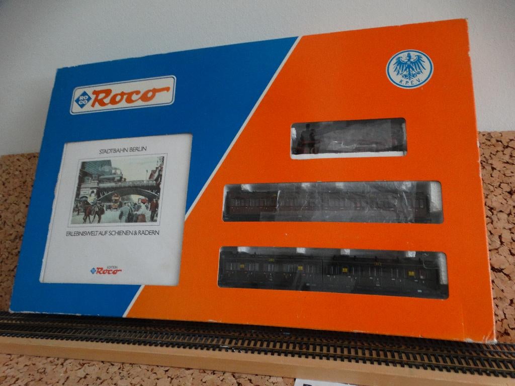 HO Roco, 43026: 3 delige set met T12 stoomlocomotief, KPEV., Treinset, Gelijkstroom, Ophalen of Verzenden, Zo goed als nieuw