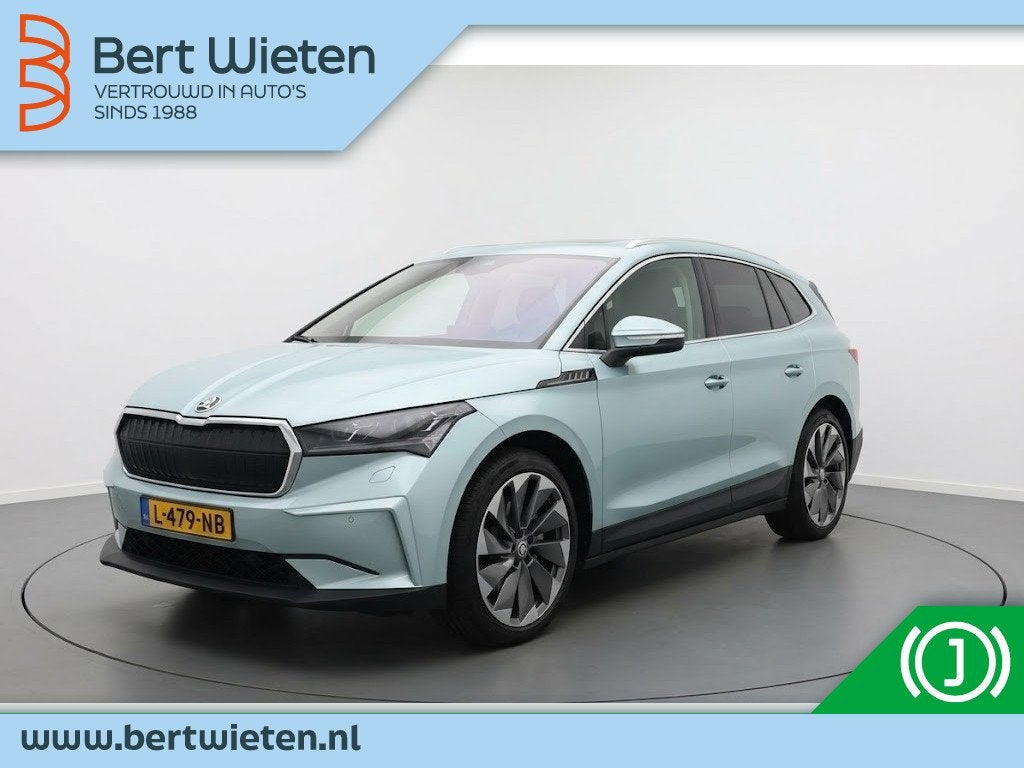 Skoda Enyaq iV 80 (bj 2021, automaat), Auto's, Automaat, 390 km, 0 cilinders, Gebruikt