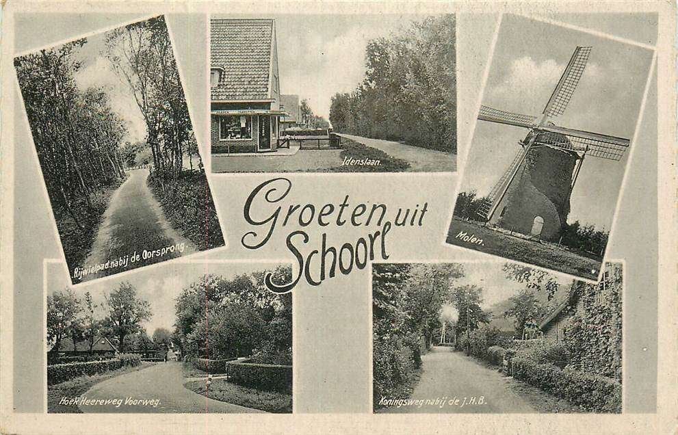 304-223-015 Schoorl Groeten uit, Verzenden, Voor 1920, Noord-Holland