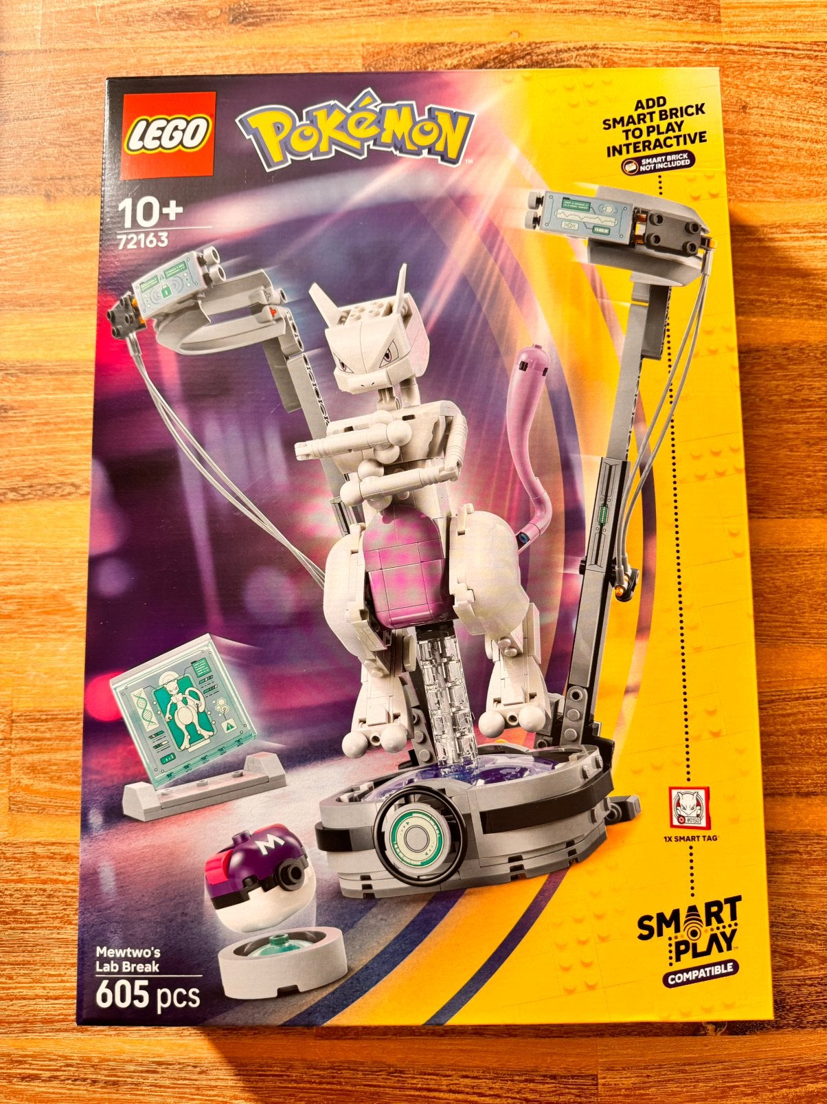 LEGO Pokémon 72163 SMART Play Mewtwo's Lab Break, Overige thema's, Lego, Nieuw, Ophalen of Verzenden