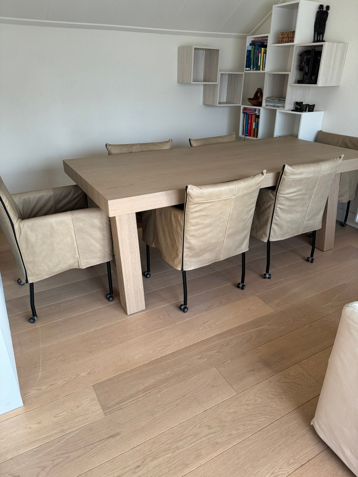 Tafel 220 x 100 x 78 nieuw, Ophalen, 50 tot 100 cm, Vijf personen of meer, Modern