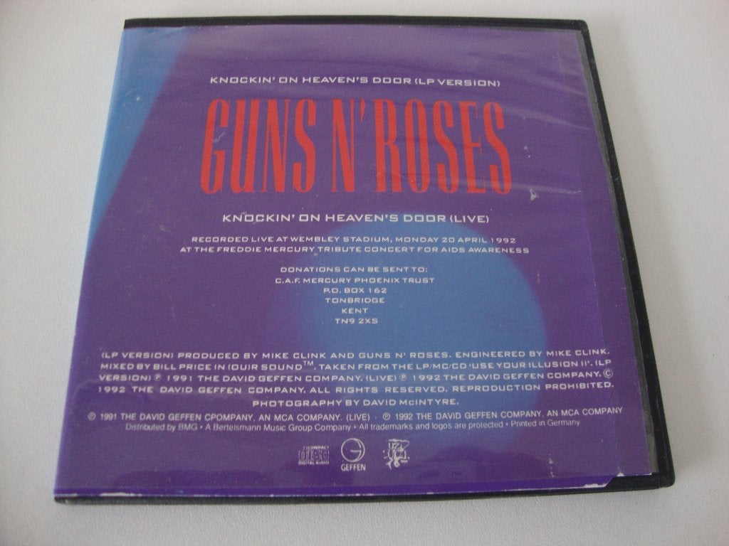 Guns n' Roses KnocKin'on Heaven's Door, Ophalen of Verzenden, Gebruikt, Poprock