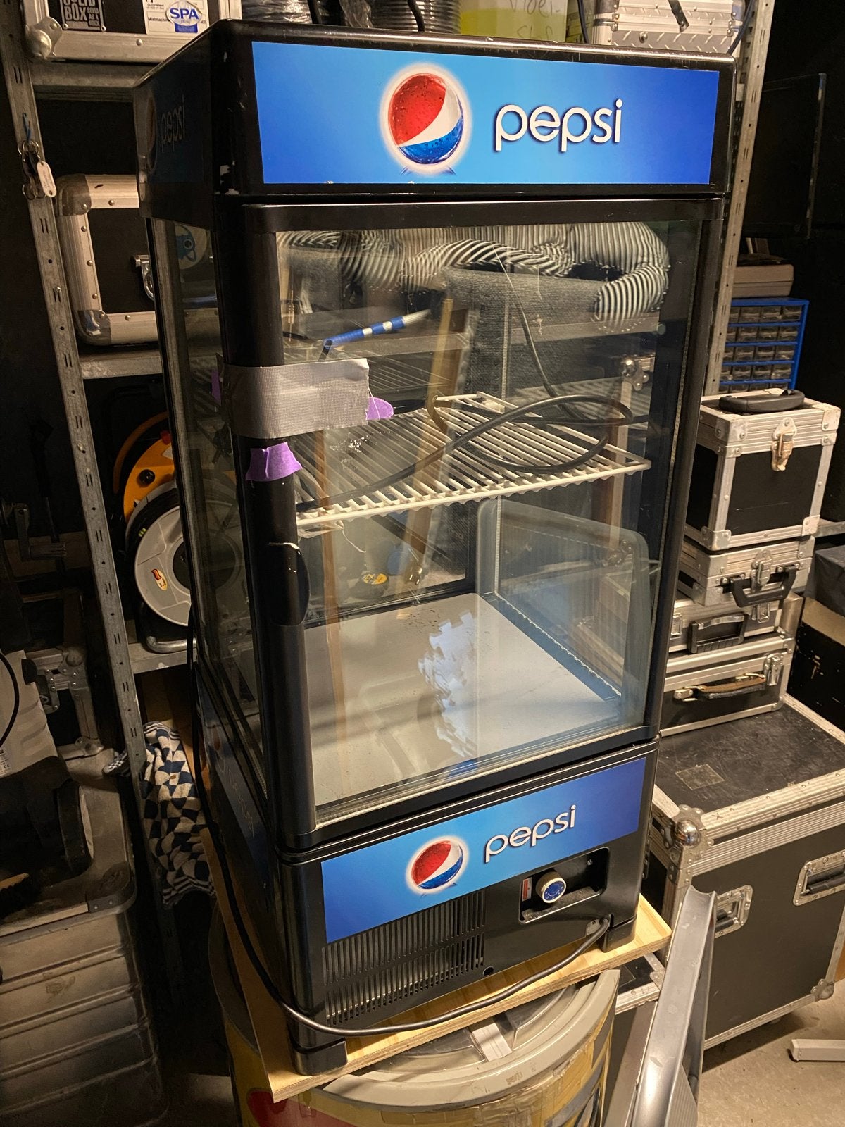 Pepsi Koelkast - Glazen Deur Display Koeler, Ophalen, 120 tot 140 cm, 100 tot 150 liter, 45 tot 60 cm