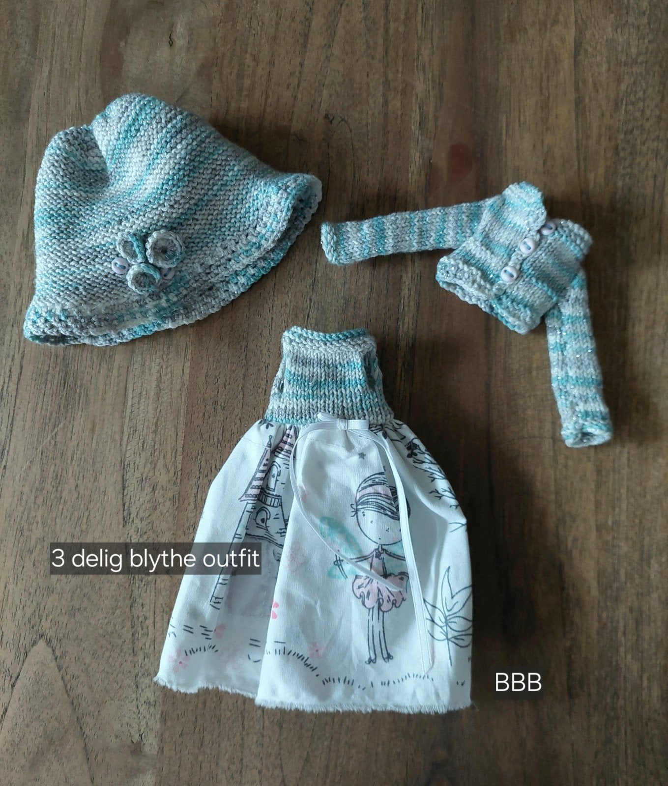 3 delige kledingset voor je blythe, Ophalen of Verzenden, Nieuw, Overige typen