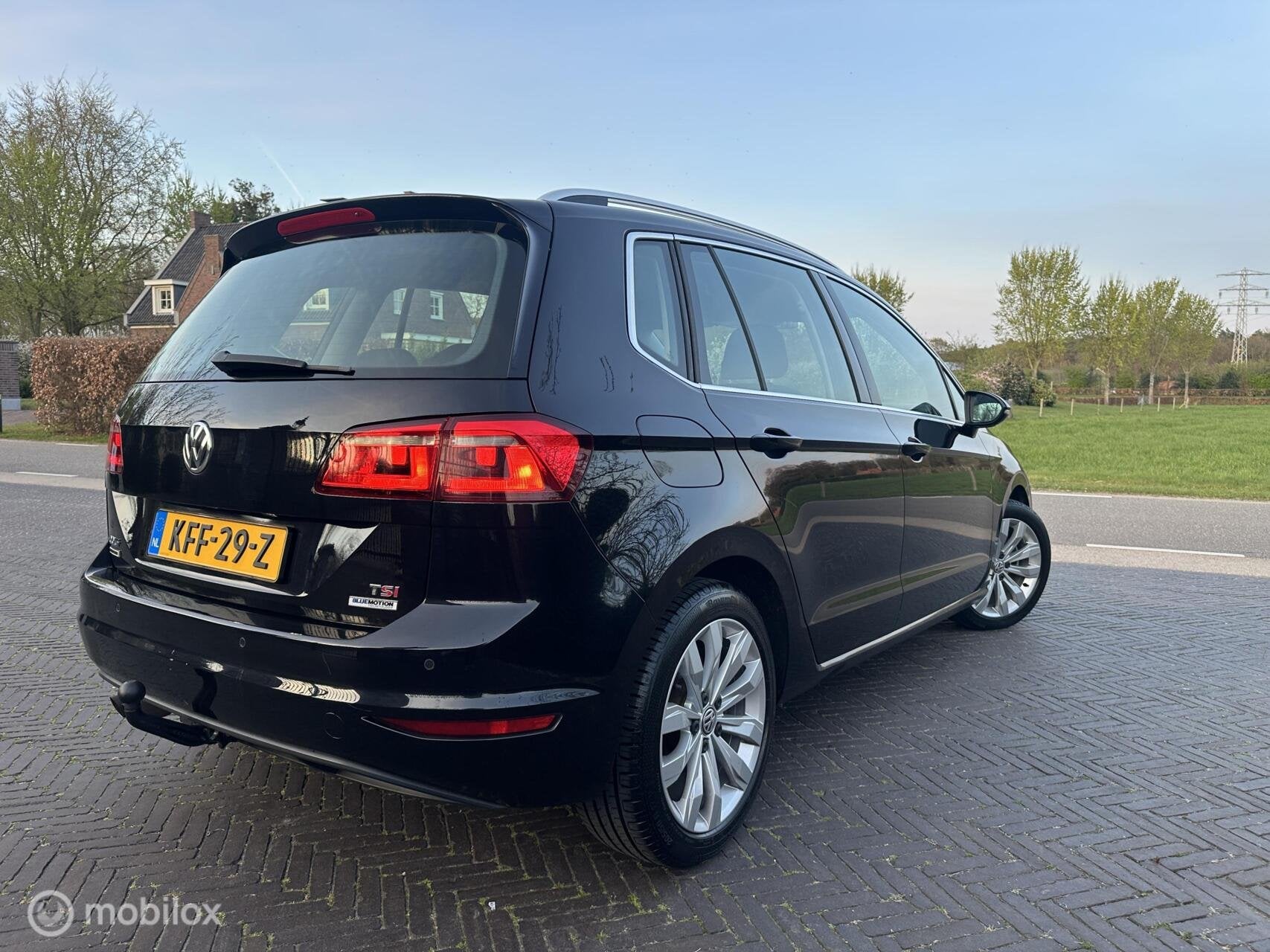 Volkswagen Golf Sportsvan 1.4 TSI Highline DSG Trekhaak✅, Auto's, Gebruikt, 4 cilinders, Alcantara, Zwart