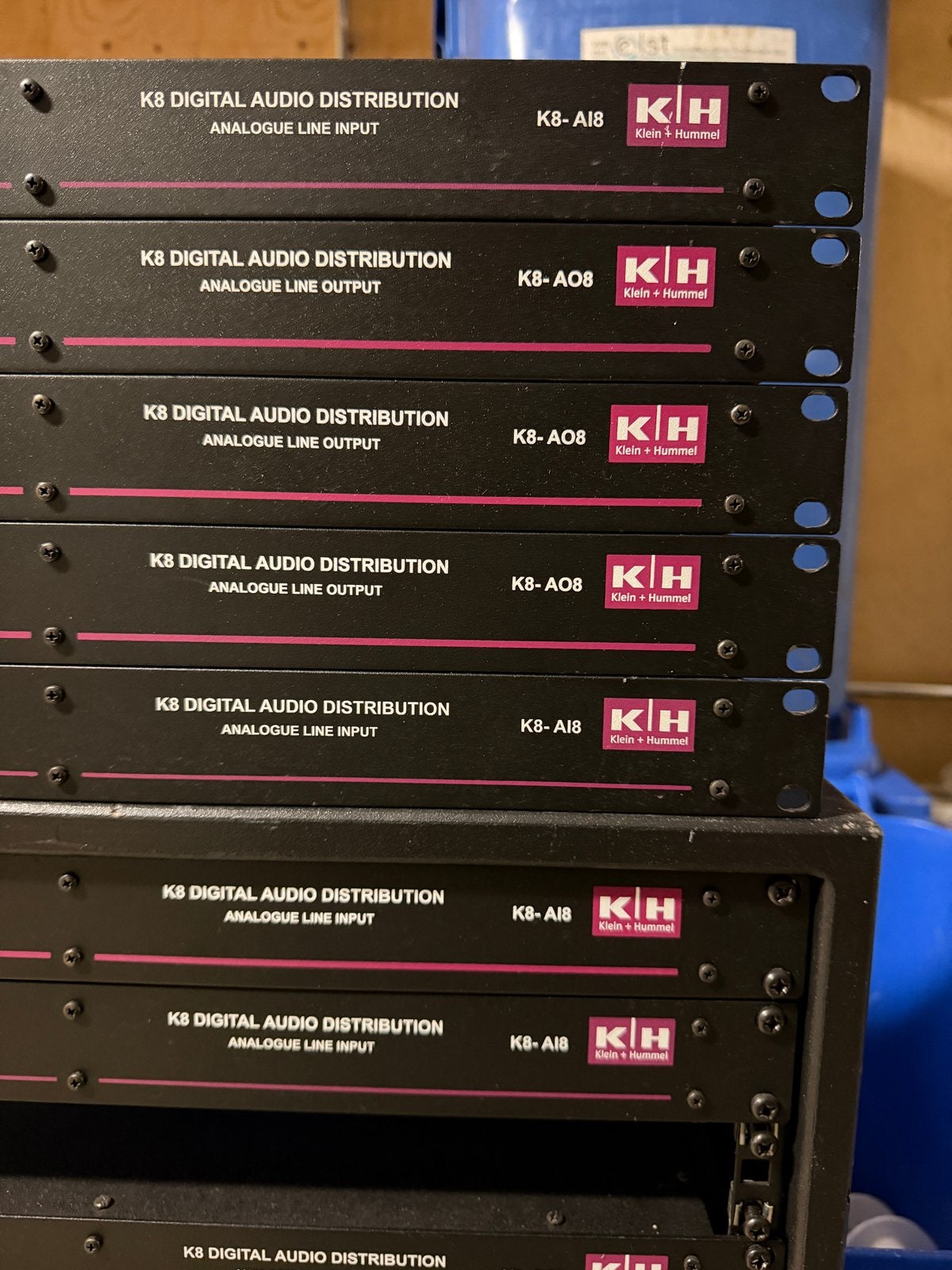 Klein + Hummel K8 Digitale Audio Distributie (2x input, 2x o, Ophalen of Verzenden, Gebruikt
