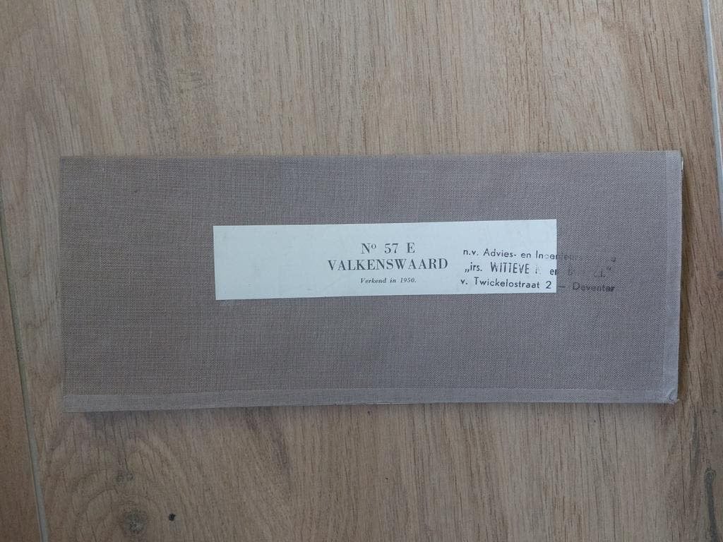 57E Valkenswaard Budel Schaft Leende Stafkaart 1953, Topografische Dienst Nederland, Ophalen of Verzenden, 1800 tot 2000, Nederland