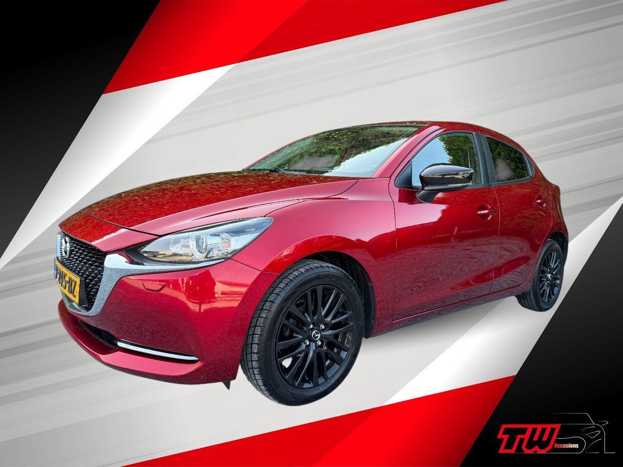 Mazda 2 1.5 Skyactiv-G Sportive |CARPLAY|CRUISE|CAMERA|AIRCO, Auto's, Mazda, Voorwielaandrijving, Stof, 4 cilinders, 23 km/l
