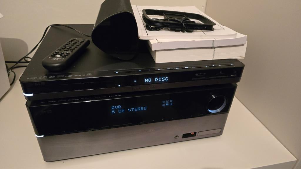 Harman Kardon AVR 355 (met optionele 5.1 speakers), Gebruikt, 120 watt of meer, Ophalen, Overige merken