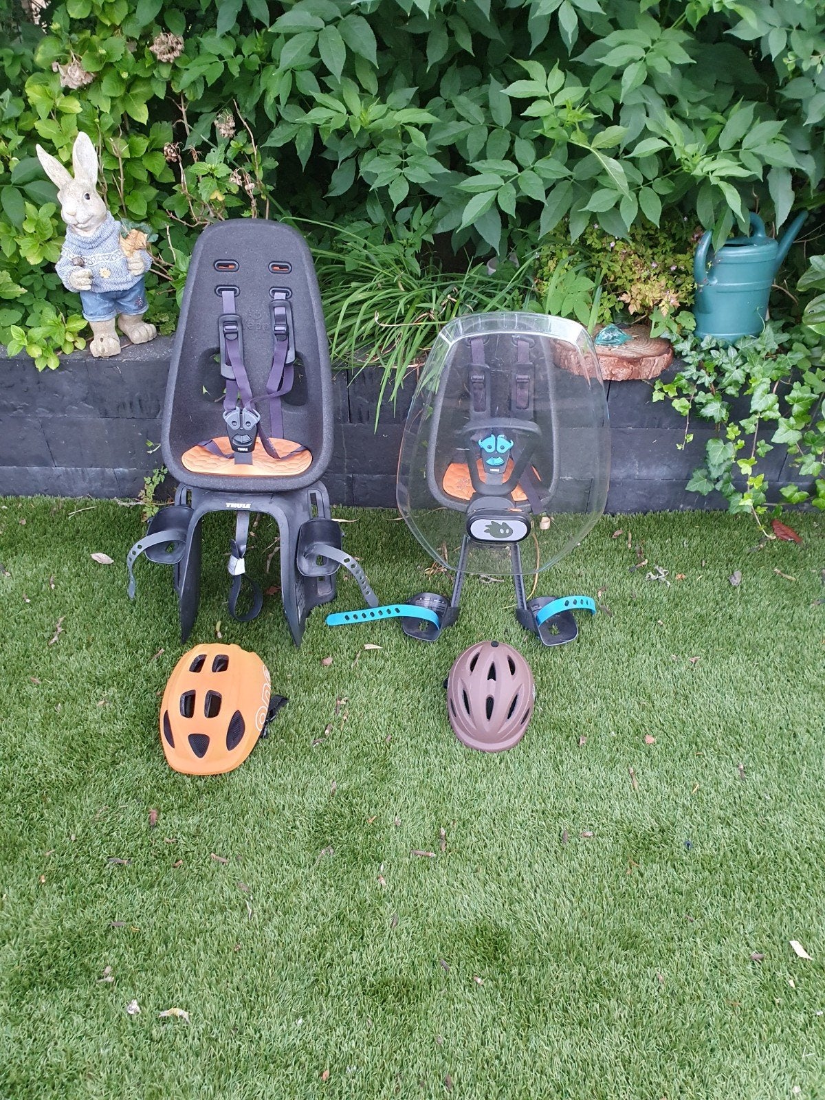 Thule Yepp Nexxt Maxi en Mini fietszitjes met windscherm, Fietsen en Brommers, Ophalen, Gebruikt
