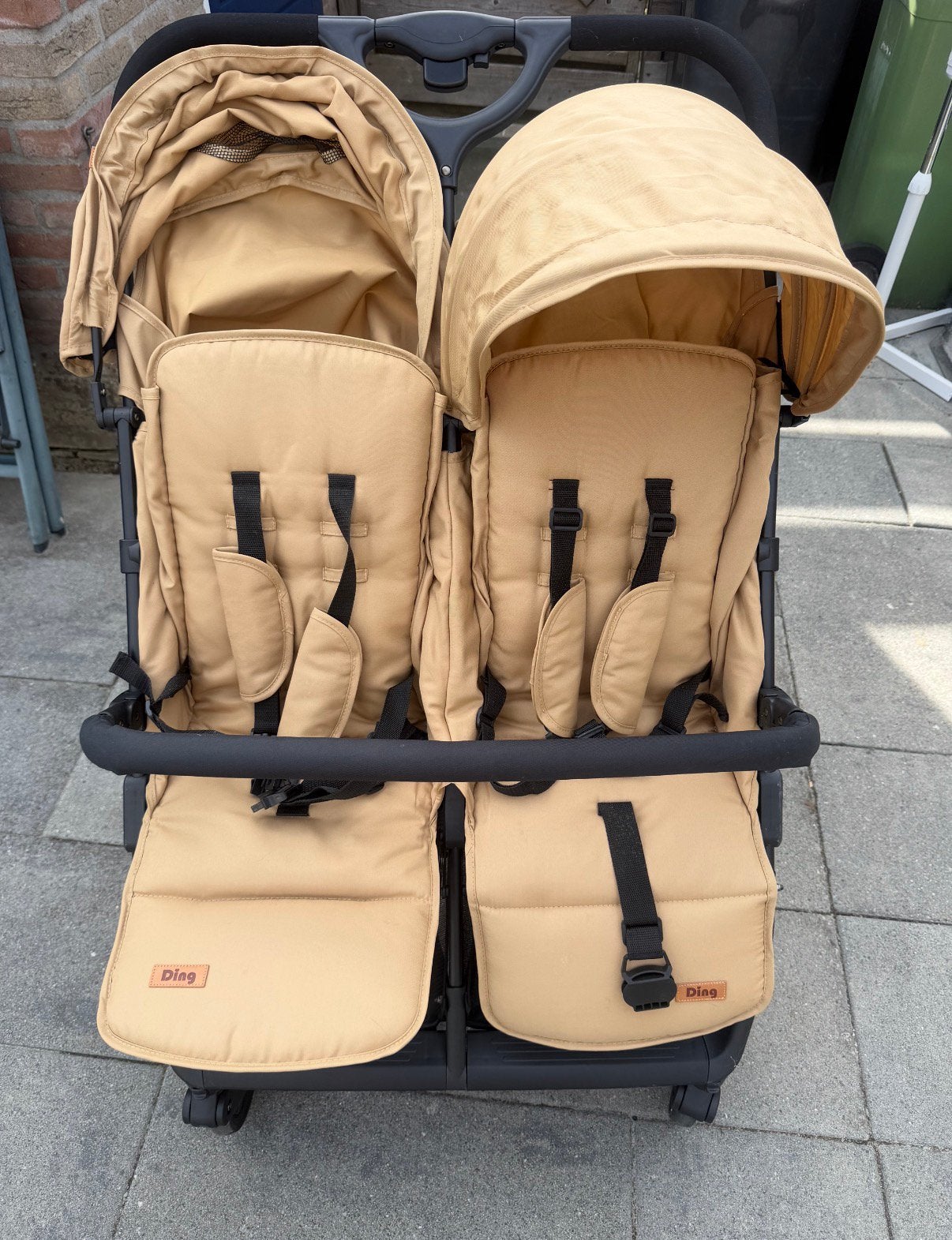 Ding duo kinderwagen, Ophalen, Zo goed als nieuw, Kinderwagen of Buggy