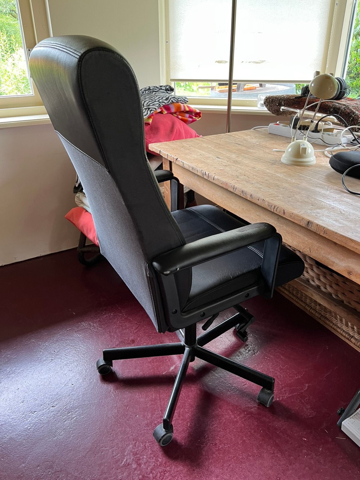 Bureaustoel Malkolm (Ikea), Ophalen, Gebruikt, Zwart