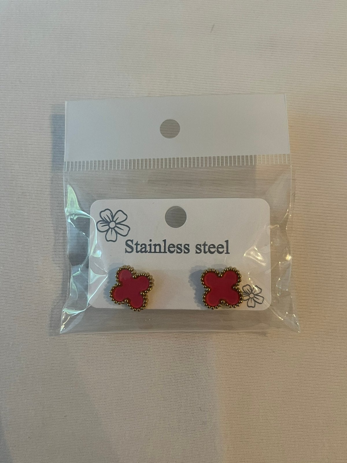 3x van cleef oorbel setjes, Verzenden, Zo goed als nieuw, Staal
