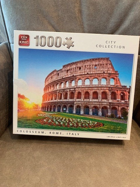 Puzzel (King City Collection) Colosseum Rome 1.000 stukjes, Ophalen of Verzenden, 500 t/m 1500 stukjes, Zo goed als nieuw, Legpuzzel
