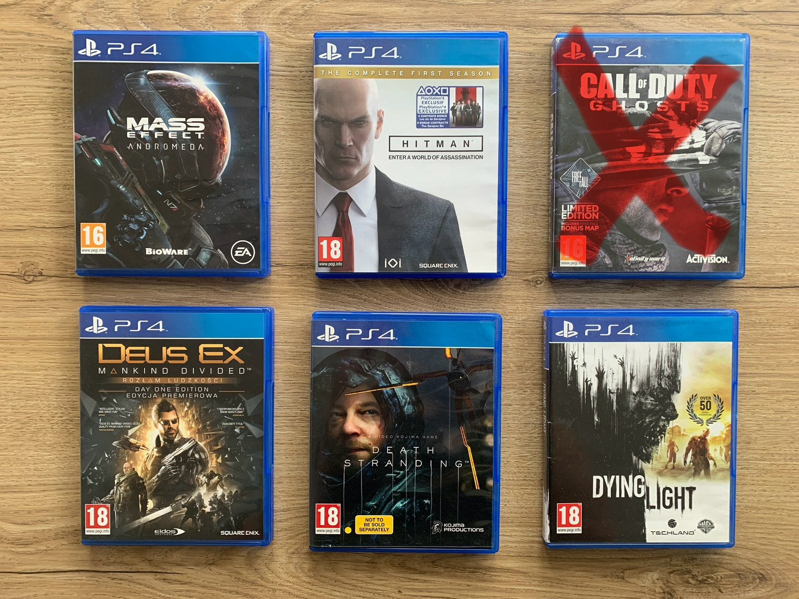 Diverse PS4 spelletjes, Avontuur en Actie, Vanaf 18 jaar, 1 speler, Ophalen of Verzenden