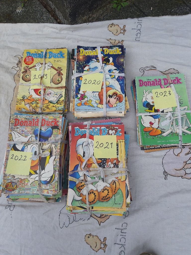 Donald Duck jaargangen, 2019, 2020, 2021. 2022, 2023, etc, Boeken, Ophalen, Walt Disney, Zo goed als nieuw, Meerdere stripboeken