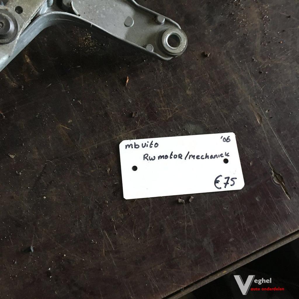 Mercedes Vito 2006 Ruitenwissermechaniek met motor, Ophalen, Gebruikt, -, -
