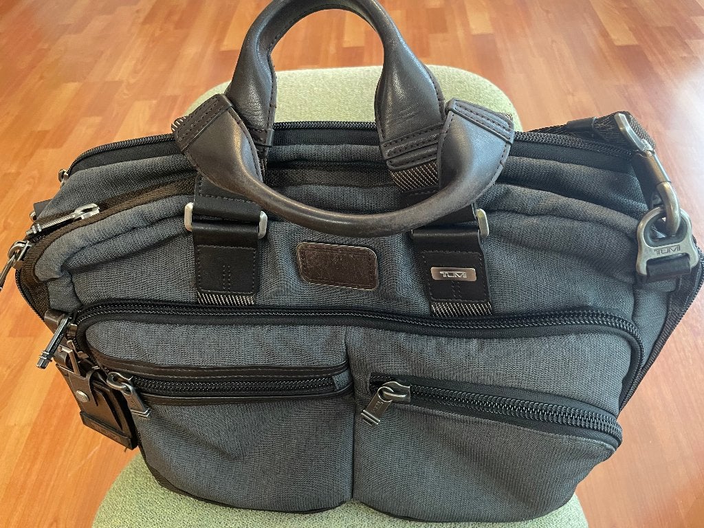 TUMI Alpha Bravo Andersen uitbreidbare grote laptoptas z.g.s, Overige merken, Gebruikt, Minder dan 30 cm, 25 tot 40 cm