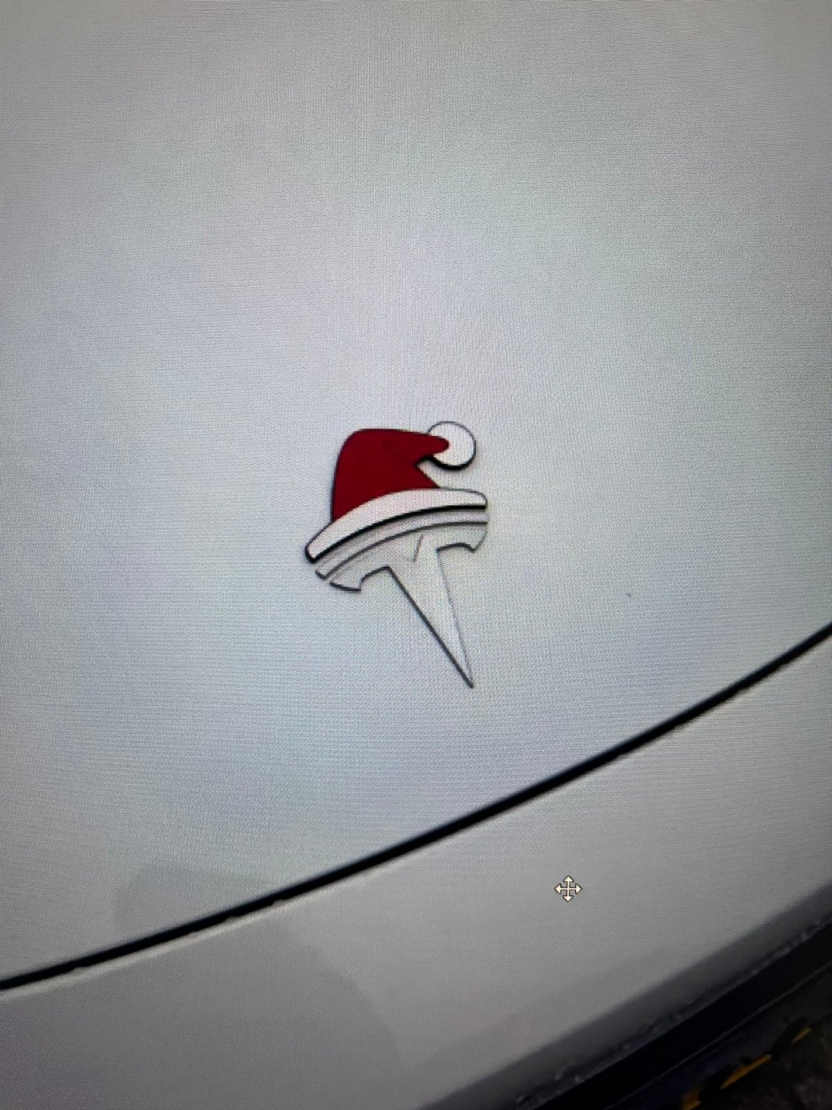 Tesla kerstmuts 3D badge - voor Model 3 en Model Y, Verzenden