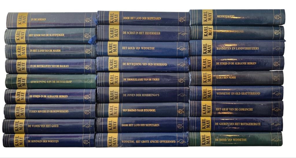 Karl May - Complete Collectie 25 delen

Blauwe Serie, Ophalen of Verzenden