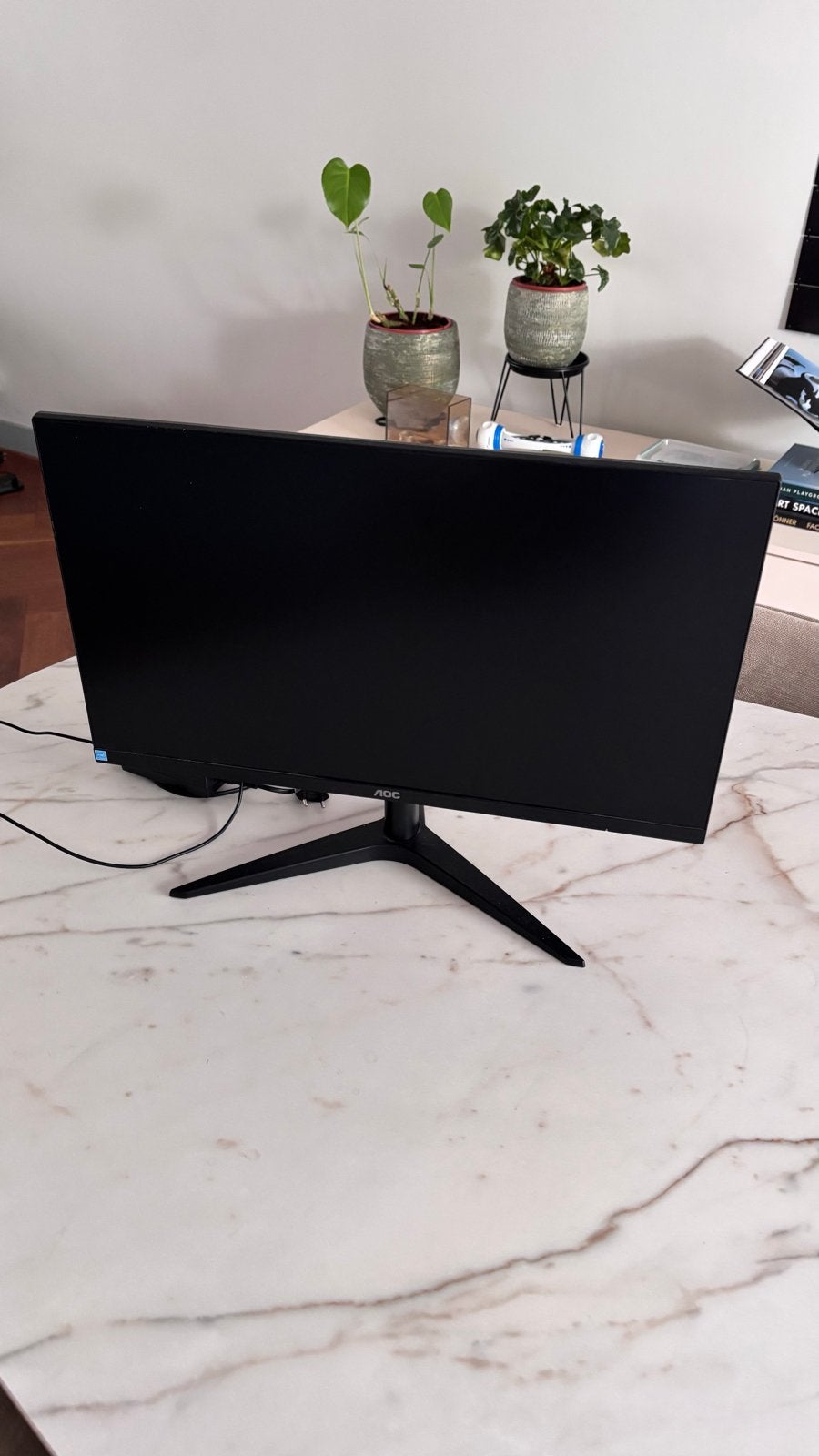 AOC 24 inch monitor - Full HD, ideaal voor thuiswerk/gaming, HDMI, Full HD, Zo goed als nieuw, Ophalen