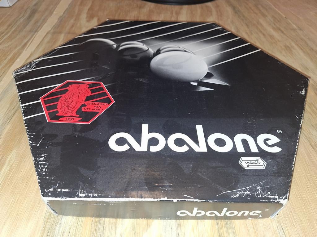 Abalone bordspel - Strategisch spel voor 2 spelers, Hobby en Vrije tijd, Gezelschapsspellen | Bordspellen, Gebruikt, Een of twee spelers