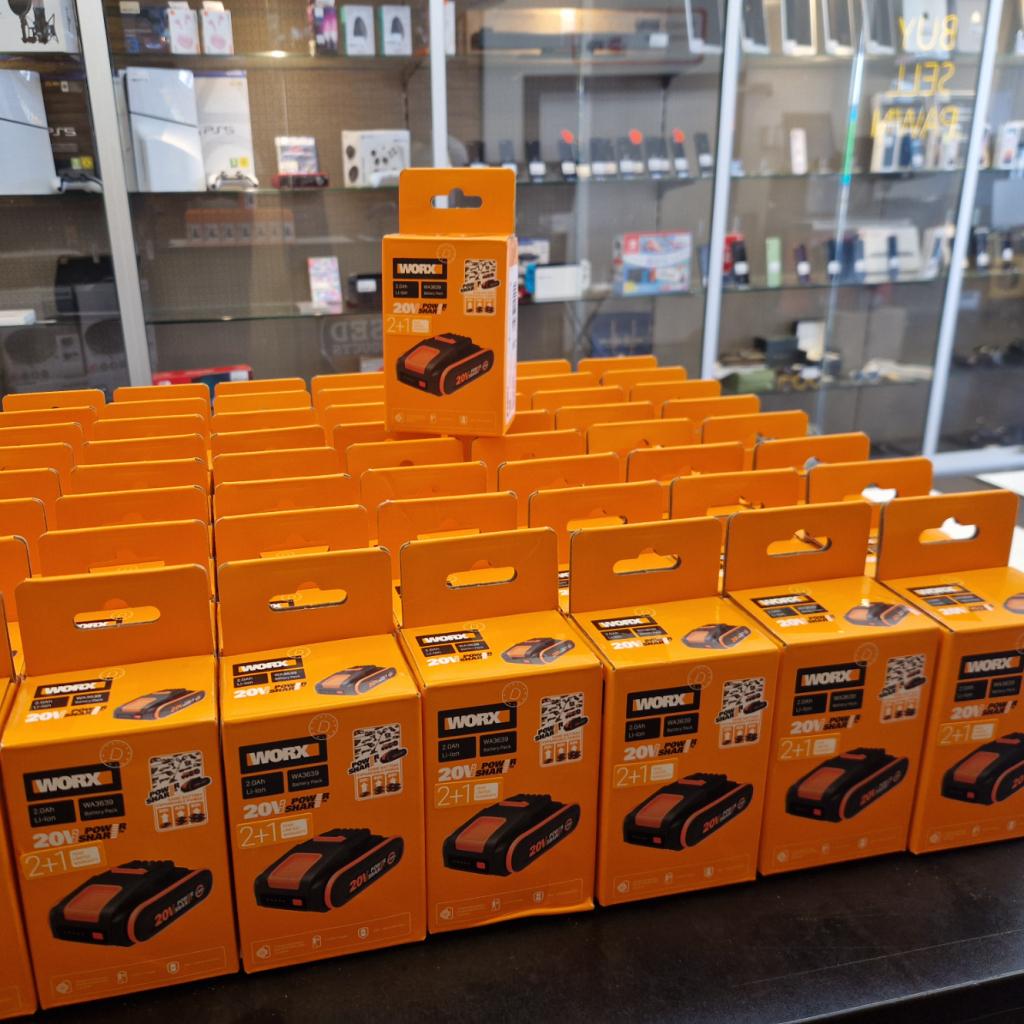 WORX Accu WA3639, 20V Li (2 Ah) - Nieuw, Doe-het-zelf en Verbouw, Gereedschap | Machine-onderdelen en Toebehoren, Nieuw