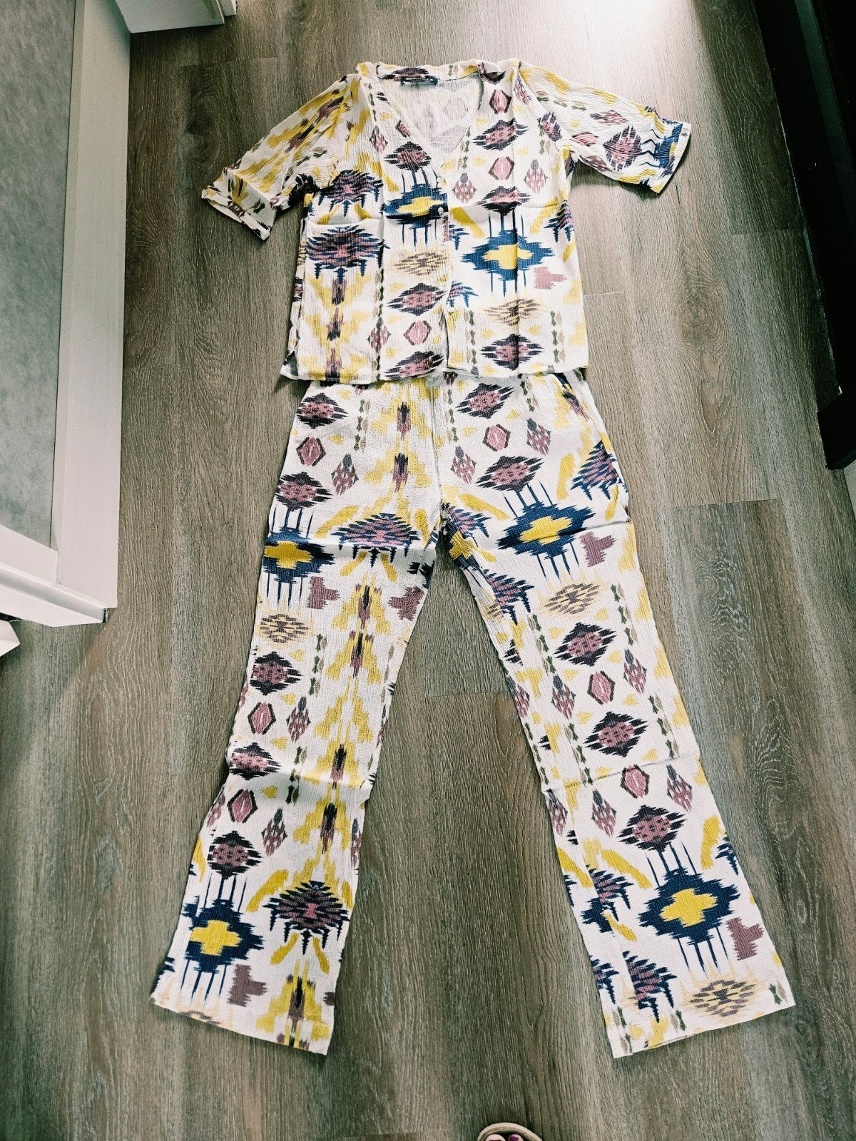 Expresso tweedelige set met print, Ophalen of Verzenden, Zo goed als nieuw, Maat 36 (S), Lang